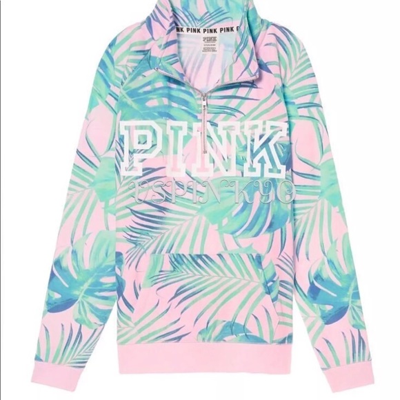 PINK Victoria's Secret Tops - 🌺Campus Quarter zip Tunic🌺